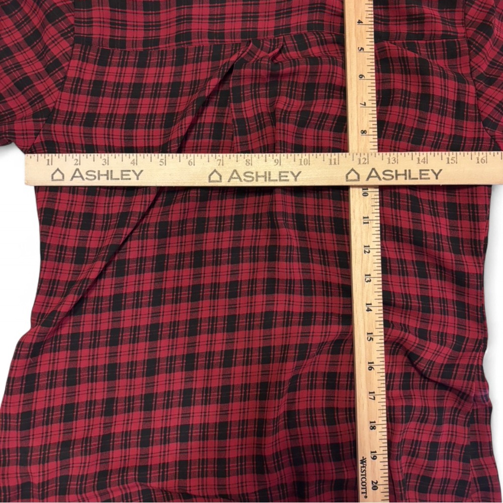 Express Portofino Slim Plaid Button-Down Shirt – XS Slim - Picture 8 of 9